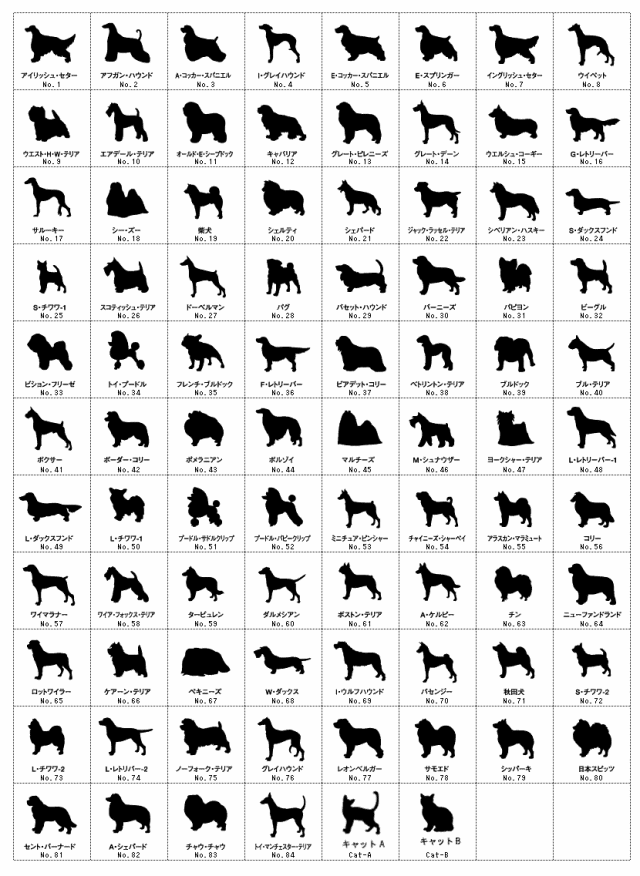 登録犬種一覧表　ボギーアンドレオ